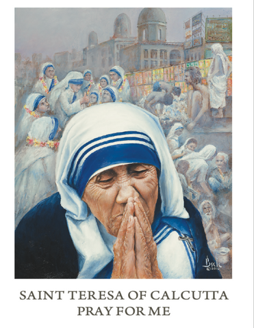 St. Mother Teresa Prayer Card
