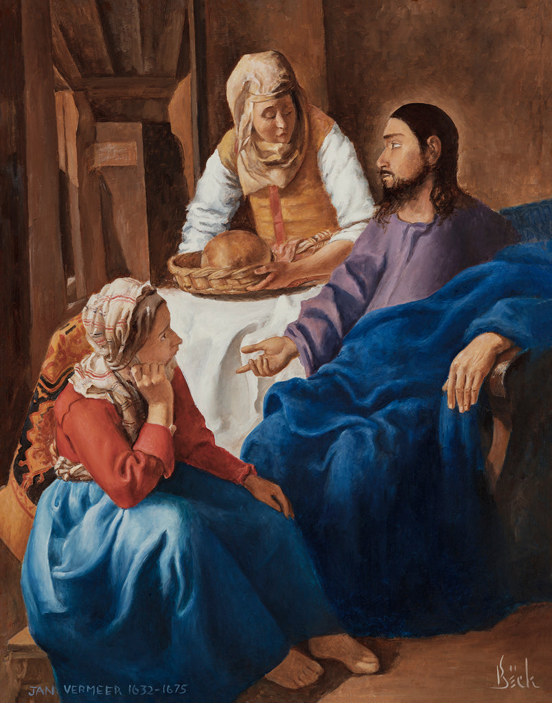 Christ in The House of Martha and Mary