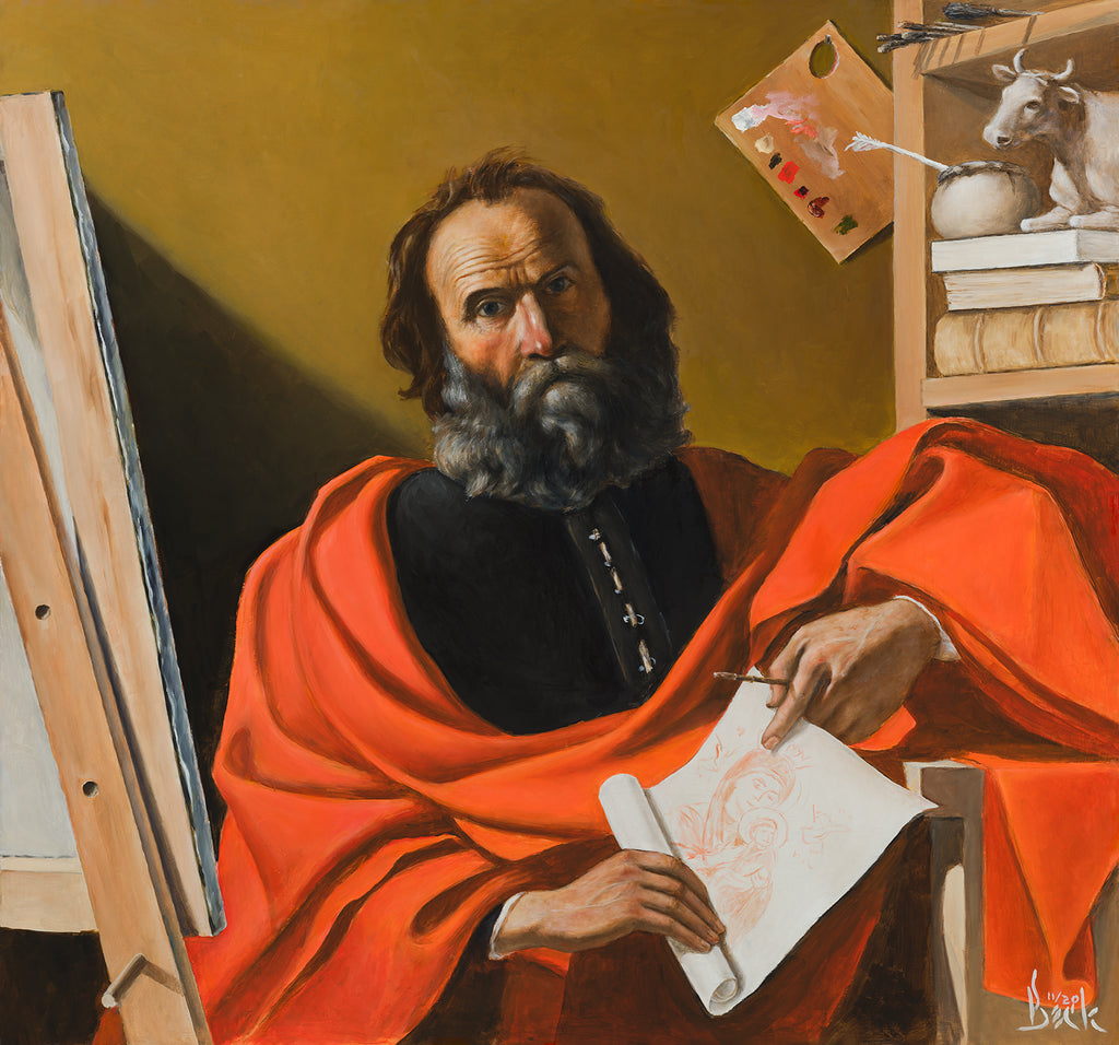 St. Luke Planning His Next Painting