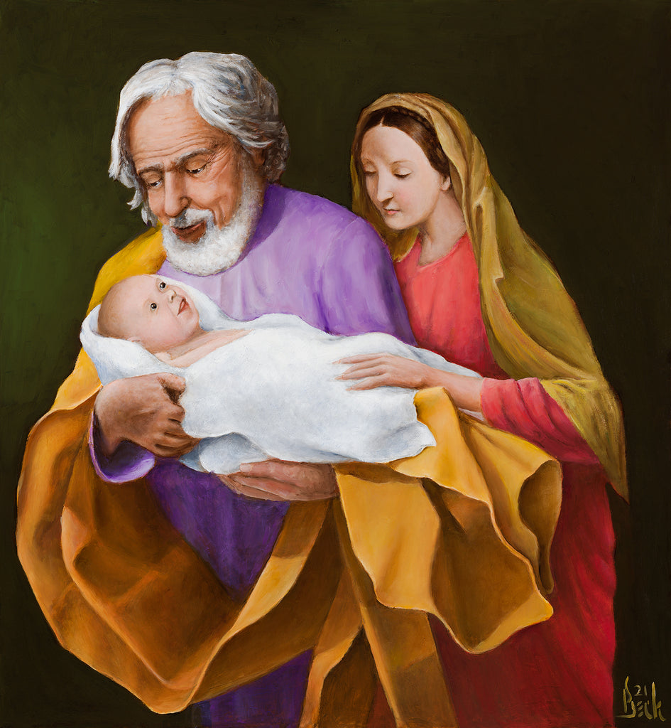 St. Joseph and the Holy Family
